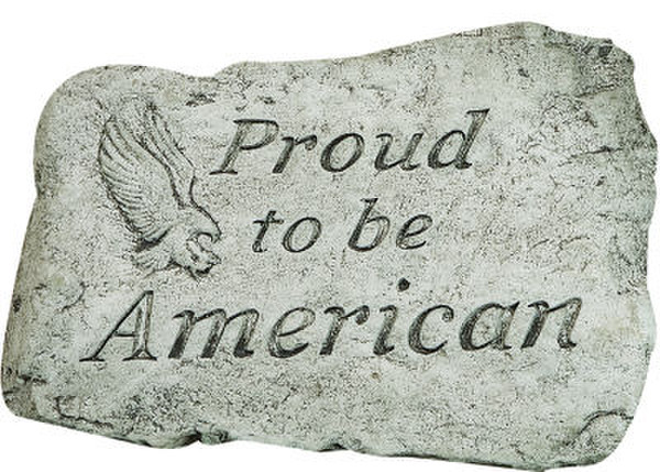 Proud To Be An American Accent Stone or Wall Hanging